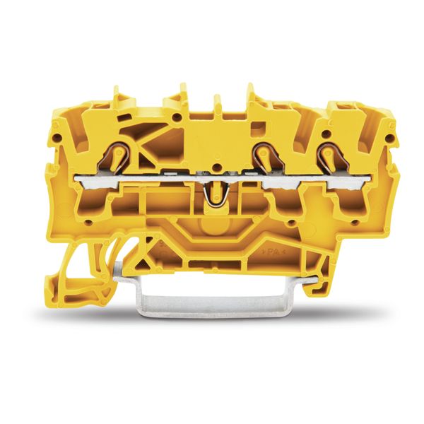 2002-1306 3-conductor through terminal block; 2.5 mm²; suitable for Ex e II applications image 1