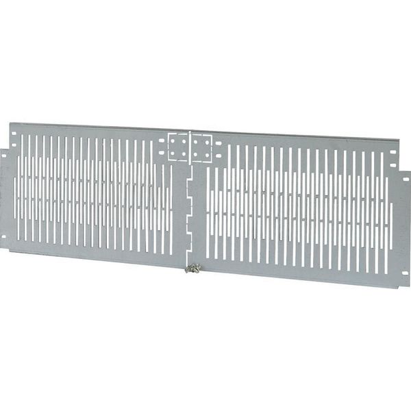 Partition, ventilated, for power feeder, HxW=275x1000mm image 3