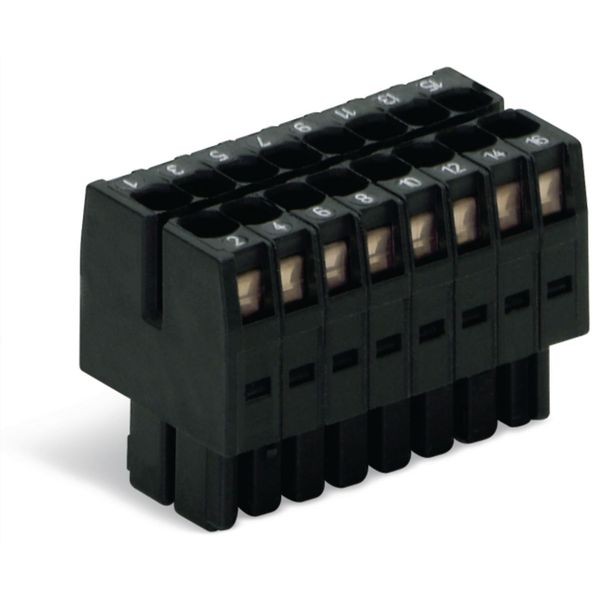1-conductor female connector, 2-row CAGE CLAMP® 1.5 mm² black image 4
