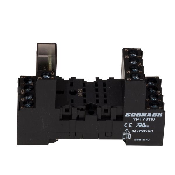 Socket for PT Relays screw type terminals 14-pole + Diode image 6