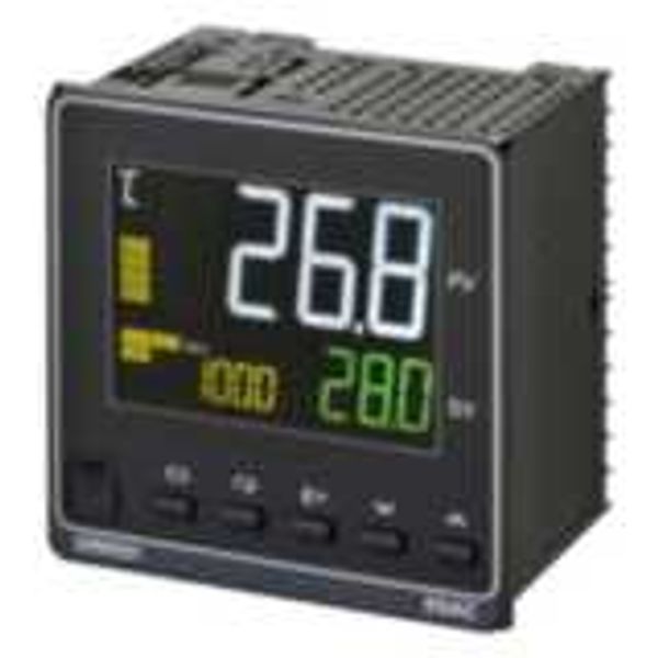 Temperature controller, PRO; 1/4 DIN (96 x 96 mm); t/c & Pt100 & analo image 2