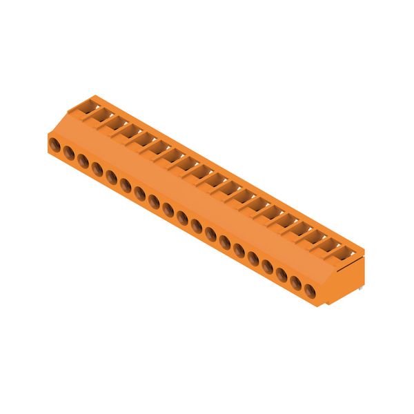 PCB terminal, 5.08 mm, Number of poles: 19, Conductor outlet direction image 2