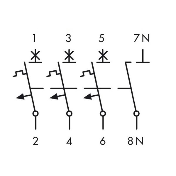 Miniature Circuit Breaker (MCB) AMPARO 10kA, C 6A, 3+N image 9