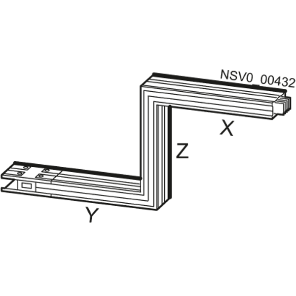 BD2A-400-ZH-Z* Z UNIT BACKSIDE X/Y 0,36M, Z 0, 14M-1,25M 160-400A image 1