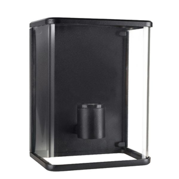 Outdoor Light without Light Source - wall light Paxton - 1xE27 IP44  - Black image 1