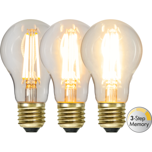 LED Lamp E27 A60 Soft Glow 3-step memory image 1