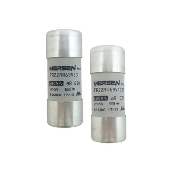 High-Speed Cylindrical Fuse 22x58 aR 690VAC 100A image 1