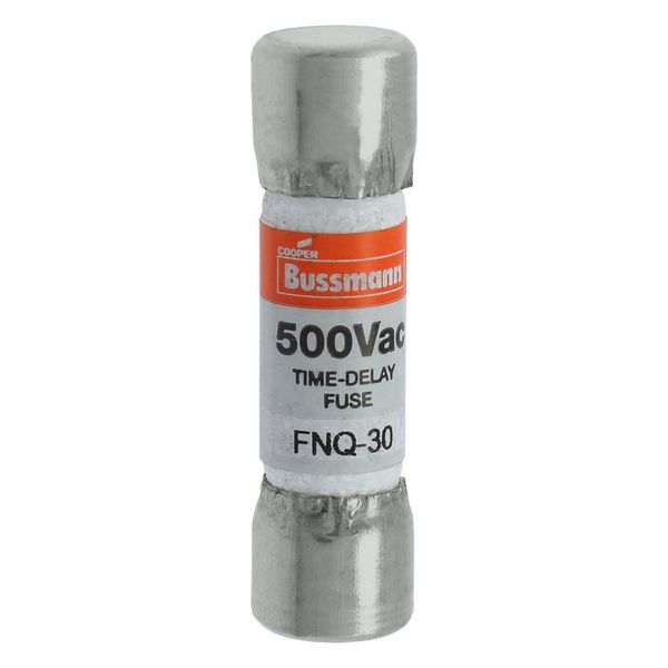 Fuse-link, LV, 30 A, AC 500 V, 10 x 38 mm, 13⁄32 x 1-1⁄2 inch, supplemental, UL, time-delay image 30