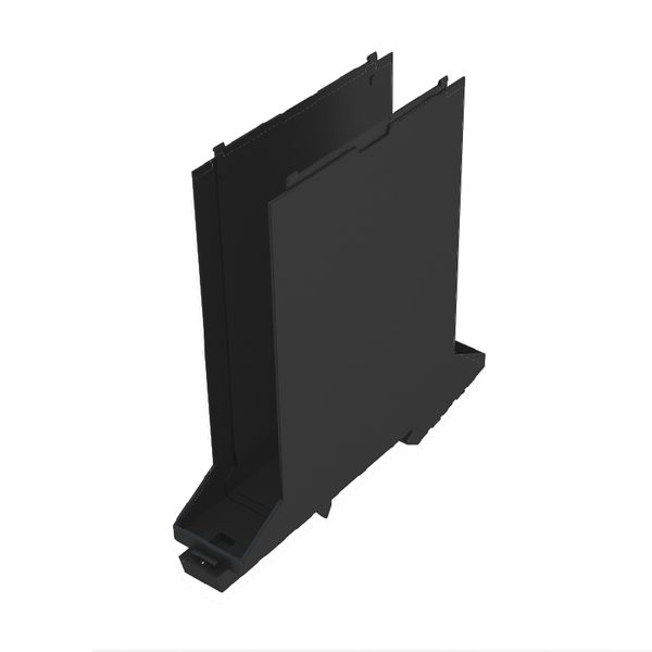Basic element, IP20 in installed state, Plastic, black, Width: 22.5 mm image 3