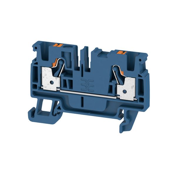 Feed-through terminal block, PUSH IN, 4 mm², 800 V, 32 A, Number of co image 1