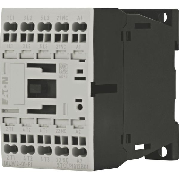 Contactor, 3 pole, 380 V 400 V 5.5 kW, 1 NC, 42 V 50 Hz, 48 V 60 Hz, AC operation, Push in terminals image 13