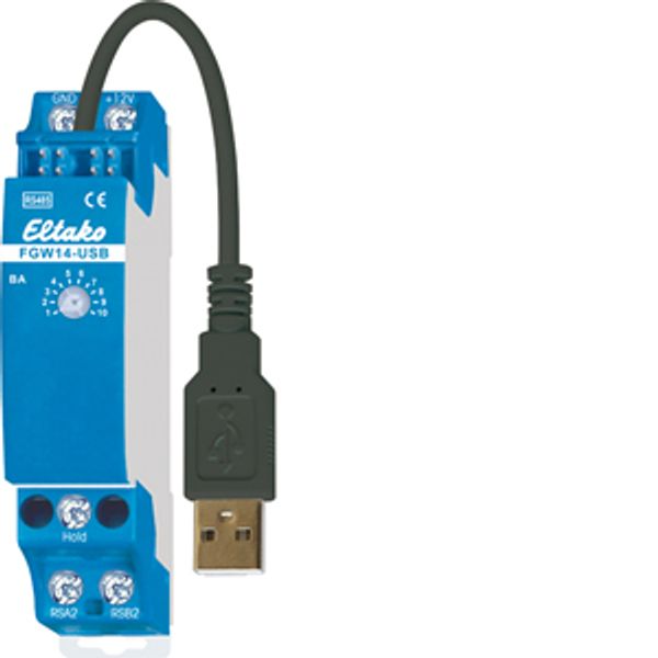 RS485 bus multiple gateway with USB-A connection image 1