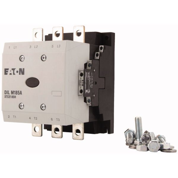 Contactor, 380 V 400 V 90 kW, 2 N/O, 2 NC, RDC 60: 48 - 60 V DC, DC operation, Screw connection image 3