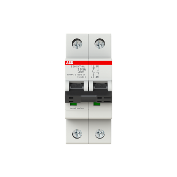 S201MT-Z0,5NA Miniature Circuit Breakers MCBs - 1+NP - Z - 0.5 A image 4