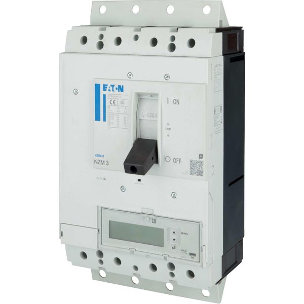 NZM3 PXR25 circuit breaker - integrated energy measurement class 1, 630A, 4p, variable, plug-in technology image 14