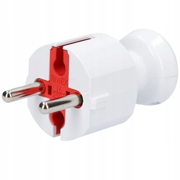 Plug 2P 16A/250V White image 1