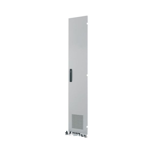 Cable connection area door, ventilated, for HxW = 2000 x 350 mm, IP31, grey image 3