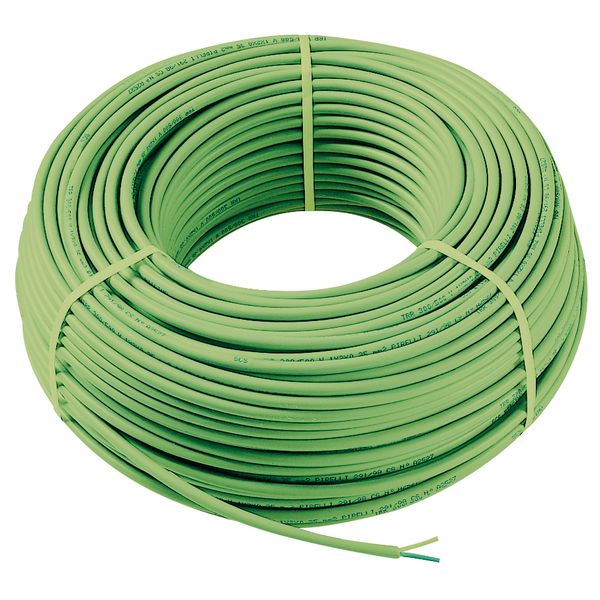 KNX 2x2x0,8mm LSZH Cca cable-100m green image 1