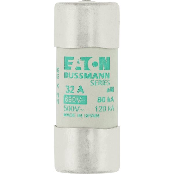 Fuse-link, LV, 32 A, AC 690 V, 22 x 58 mm, aM, IEC, with striker image 6