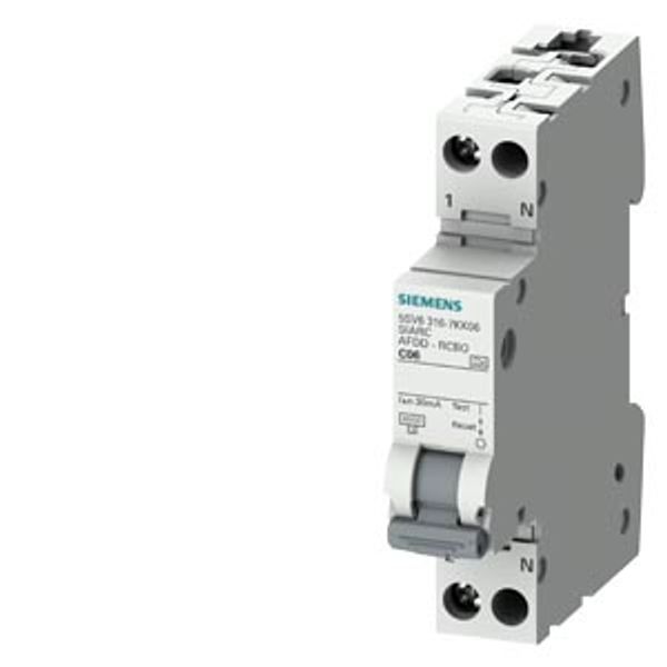 AFDD-RCBOele 230V, 6kA, 1P+N, C, 40A Compact (1MW) image 1