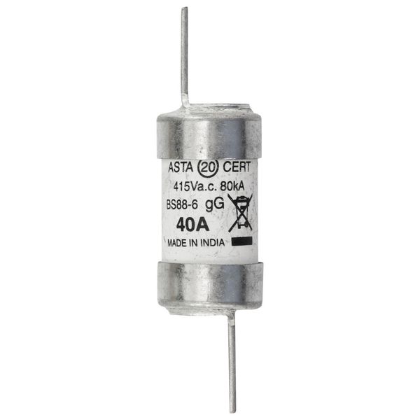 Fuse-link, LV, 40 A, AC 415 V, BS88/F2, 18 x 68 mm, gL/gG, BS image 33