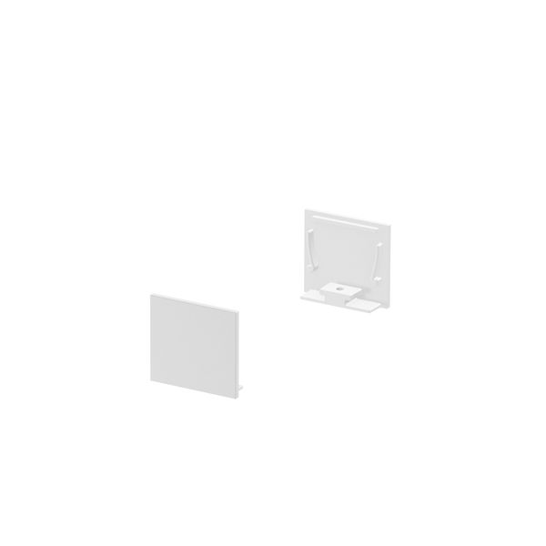 GRAZIA 20 Endcap, 2 pcs., flat Version, white image 1