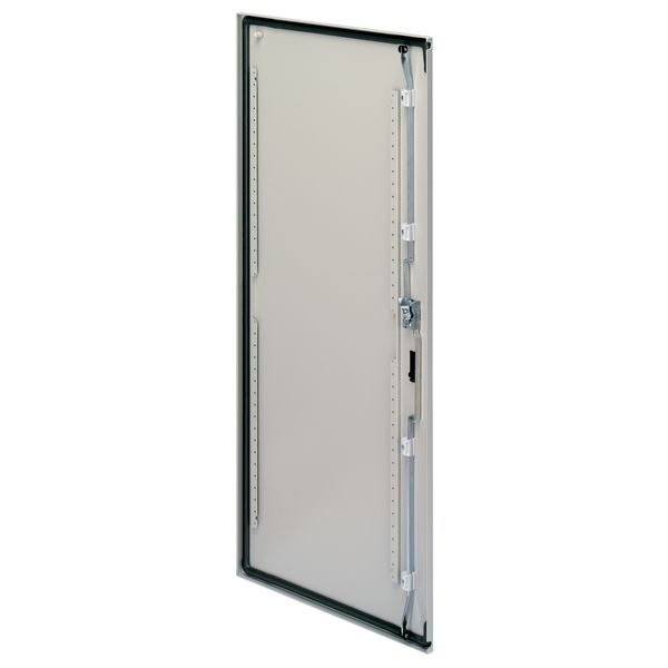 Plain right door Spacial CRNG H1200xW500 RAL 7035 with lock image 1