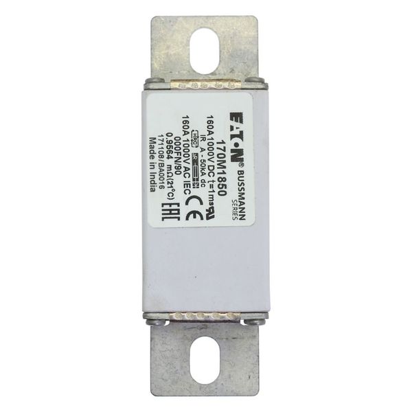 Fuse-link, high speed, 160 A, DC 1000 V, size 000, 24 x 36 x 115 mm, aR, IEC, visual indicator image 7