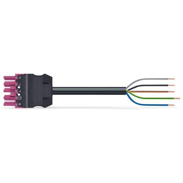 pre-assembled connecting cable Cca Plug/open-ended black image 2