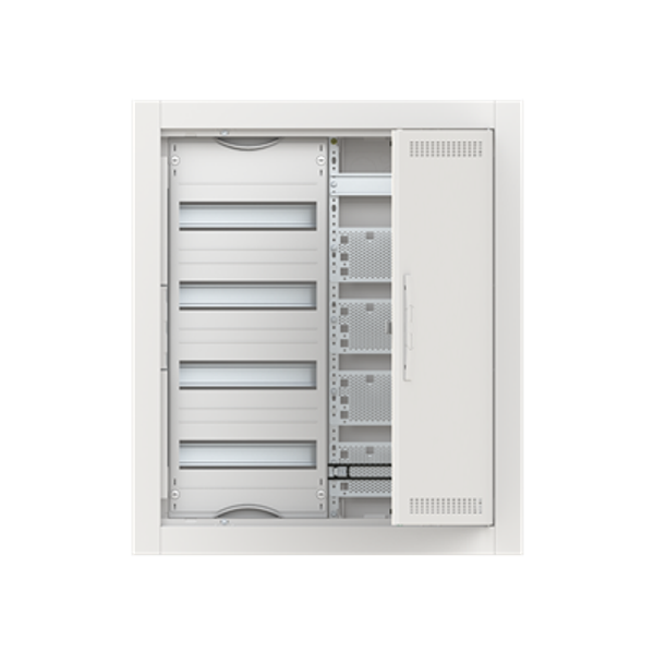 CU24VML ComfortLine Compact distribution board, Flush mounting, 48 SU, Isolated (Class II), IP30, Rows: 4, 714 mm x 615 mm x 125 mm image 1