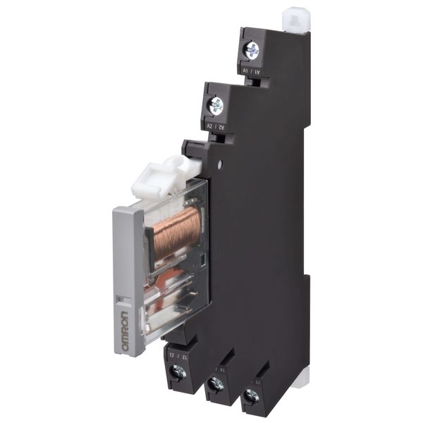 Slimline relay 6 mm incl. socket, SPDT, 6 A, Screw terminals, 48 VAC/D image 4