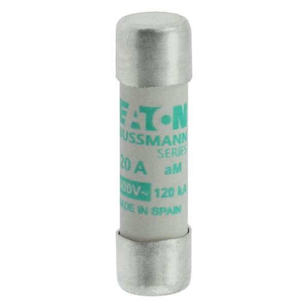 Fuse-link, LV, 20 A, AC 400 V, 10 x 38 mm, aM, IEC image 6