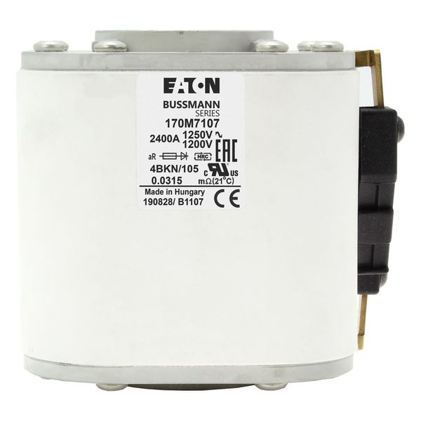 Fuse-link, high speed, 1000 A, AC 1600 V, size 4, 120 x 100 x 132 mm, aR, IEC, single indicator image 12