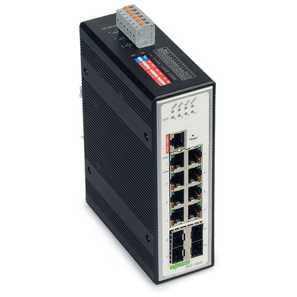 Industrial Managed Switch 8 Ports 1000Base-T 4-Slot 1000BASE-SX/LX bla image 3