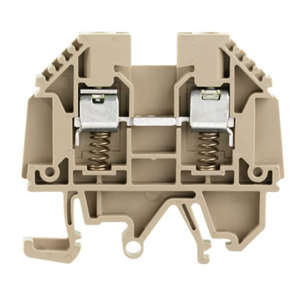 Feed-through terminal block, Screw connection, 4 mm², 690 V, 32 A, Num image 1