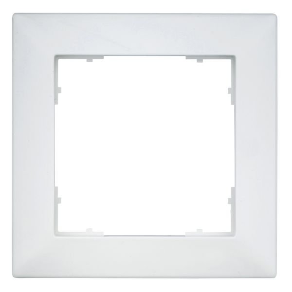 One gang frame 55x55mm, white image 2
