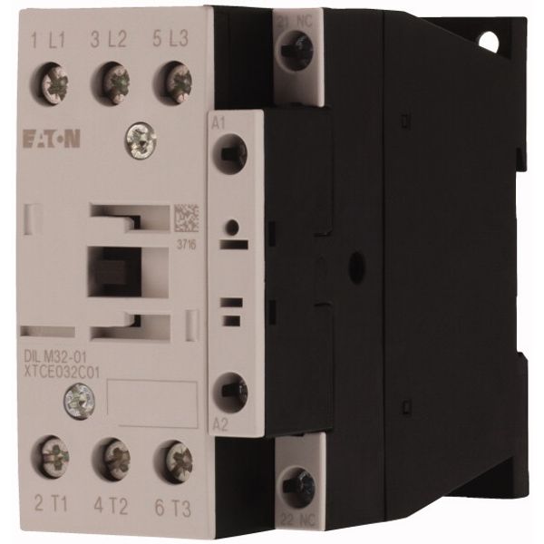 Contactor, 3 pole, 380 V 400 V 15 kW, 1 NC, RDC 60: 48 - 60 V DC, DC operation, Screw terminals image 3