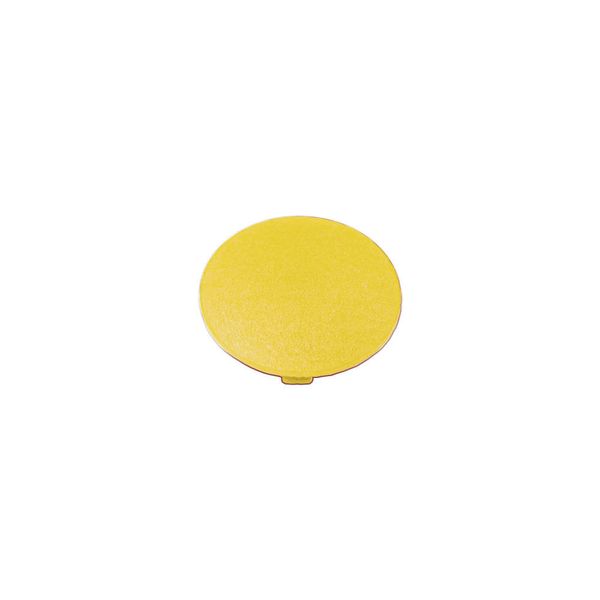 Button plate, mushroom yellow, blank image 5