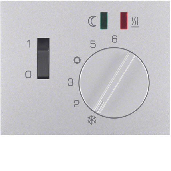 Centre plate f.thermostat f.undrflr. heat., pivoted, setting knob,K.5, image 1