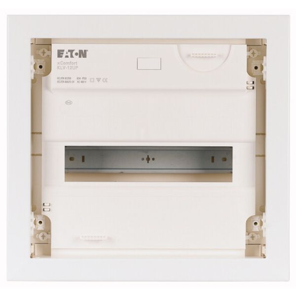 Compact distribution board-flush mounting, 1-rows, flush sheet steel door image 3