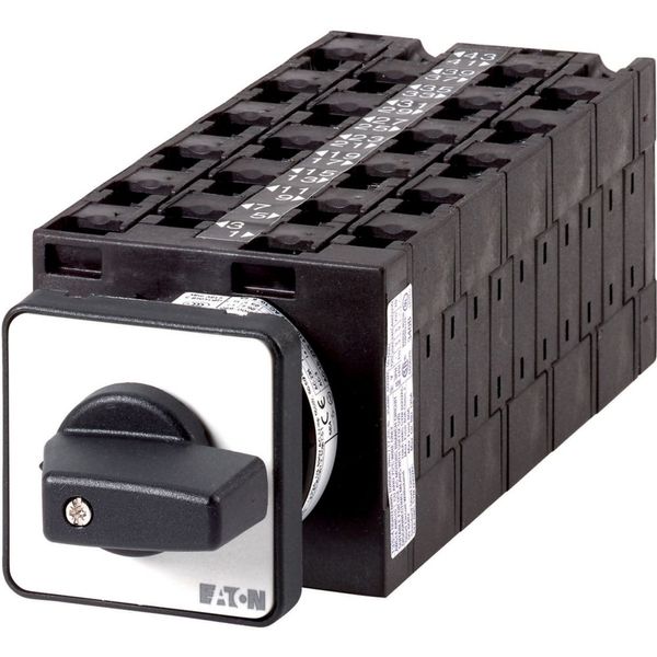 Step switches, T3, 32 A, flush mounting, 1 contact unit(s), Contacts: 21, 45 °, maintained, Without 0 (Off) position, 1-7, Design number 15021 image 3