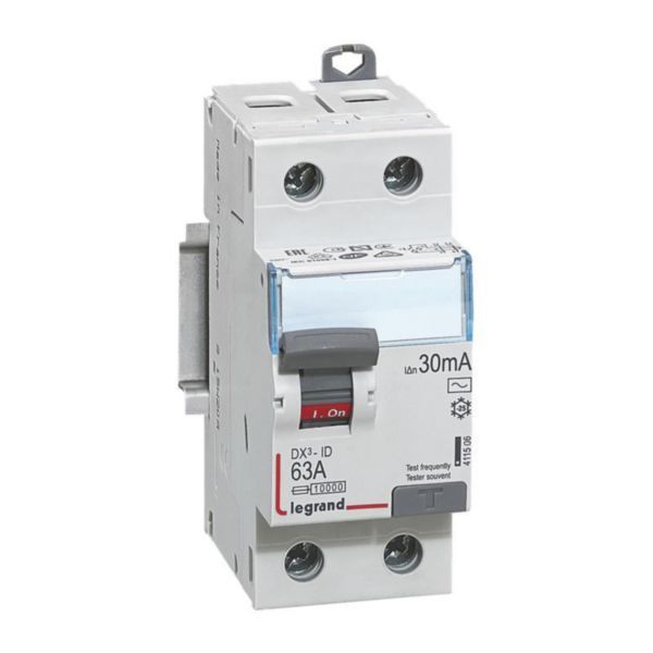 Bipolar differential switch - 2P - type AC 30mA high inlet/low outflow 63A image 1