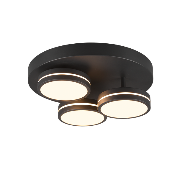 Franklin LED ceiling lamp anthracite image 1