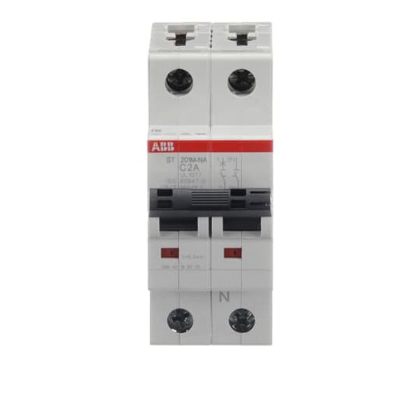 ST201M-C2NA Miniature Circuit Breaker - 2P - C - 2 A image 1