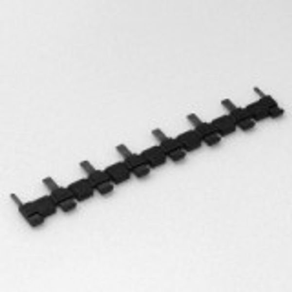 Jumper link 8-way black for socket 93.02/52 (S38,41) (093.08.0) image 2