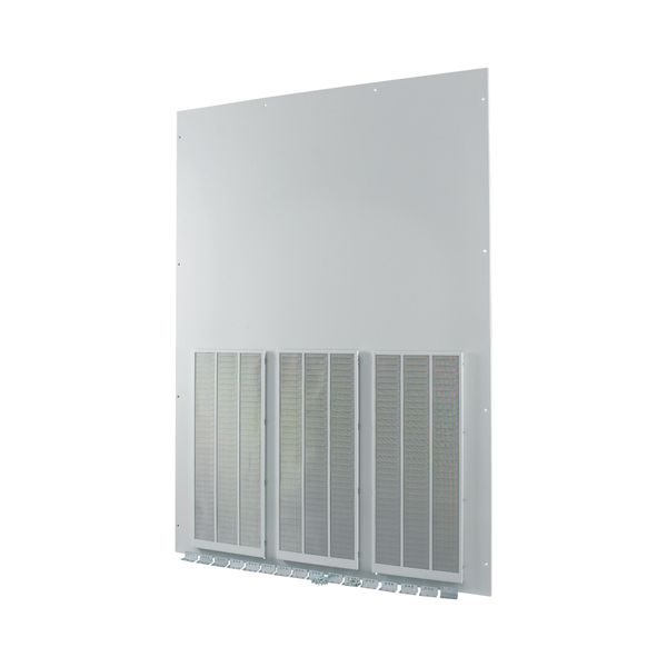 Front plate (section high), ventilated, W=1350mm, IP42, grey image 3