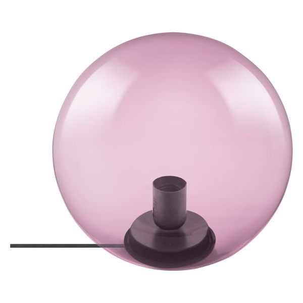 Vintage 1906® Bubble TABLE 250x245 Glass Pink image 1