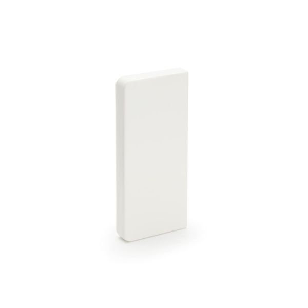 CL EMB9055 blc End piece CLIDI 55x90 9010, ASA, Pure white, 9010 image 1