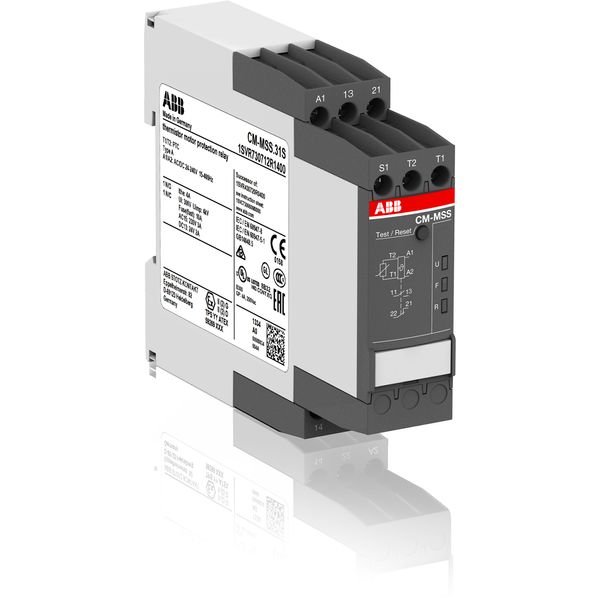 CM-MSS.31S Therm. motor protec. relay 1n/o+1n/c, 24-240VAC/DC image 1