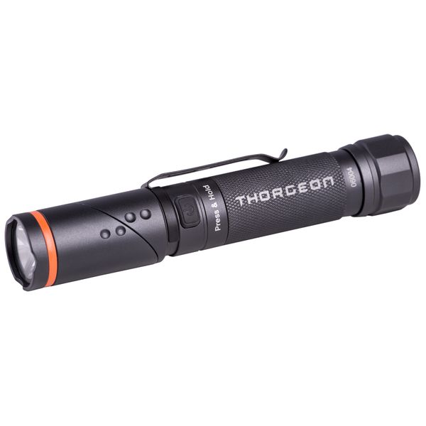 LED Flashlight 10W 800Lm IP54 (25x160mm) THORGEON image 2